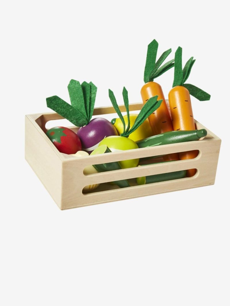 Wooden Fruit Boxes Role Play Toys Multi