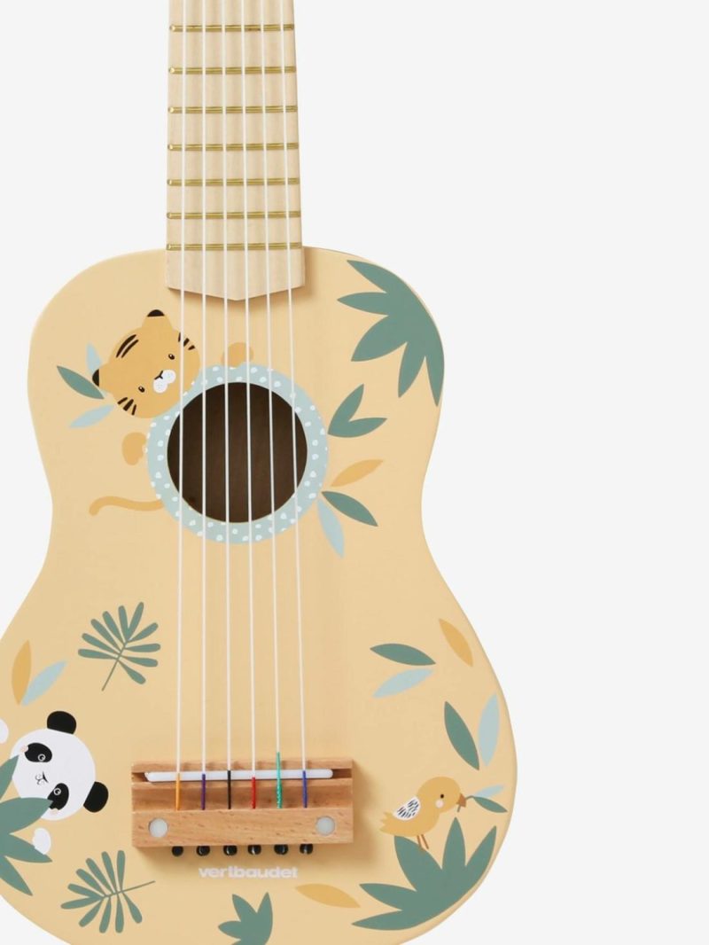 Wooden Guitar Baby & Pre-School Toys Beige