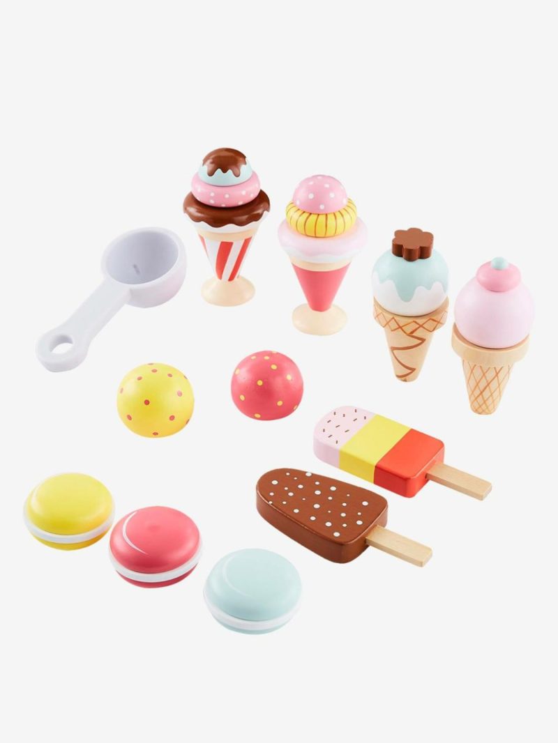 Wooden Ice Cream Set Toys Multi