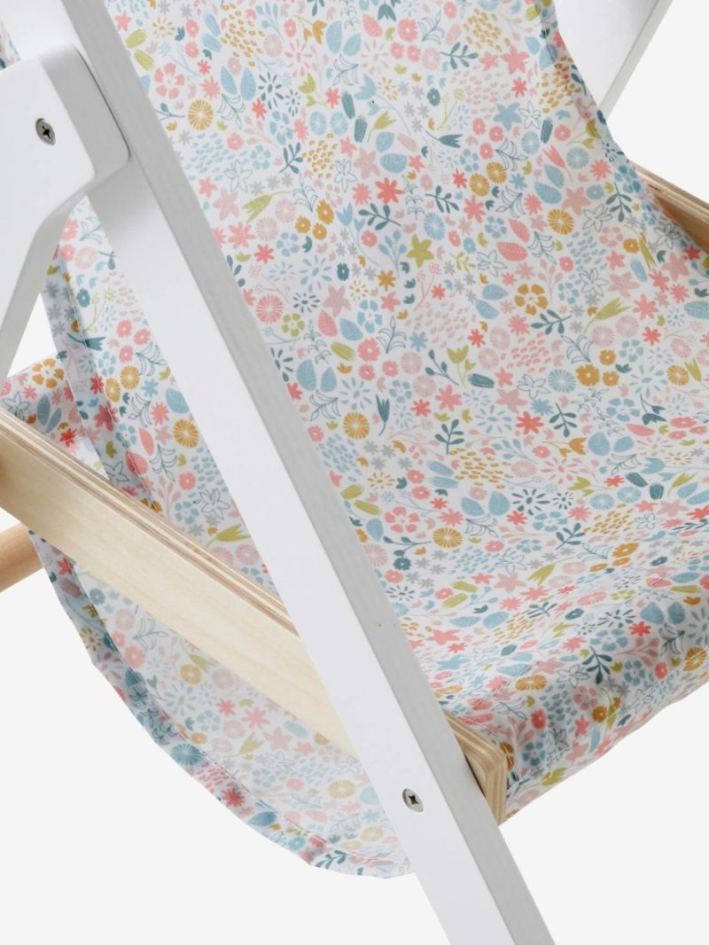 Wooden Pushchair For Dolls Dolls & Soft Dolls Wood/White