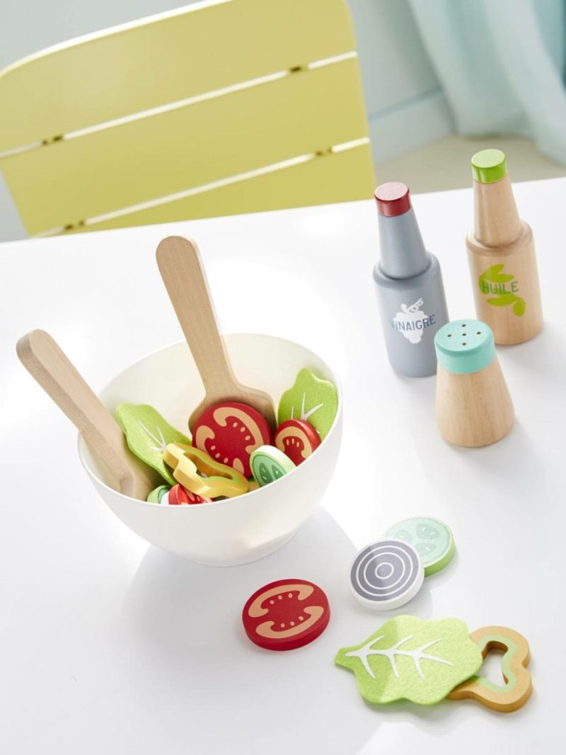 Wooden Salad Set Role Play Toys