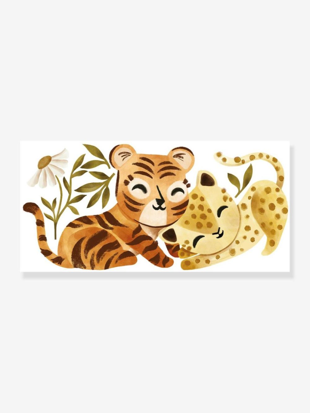 Xl Leopard/Tiger Stickers, Felidae By Lilipinso Bedding & Decor Bronze