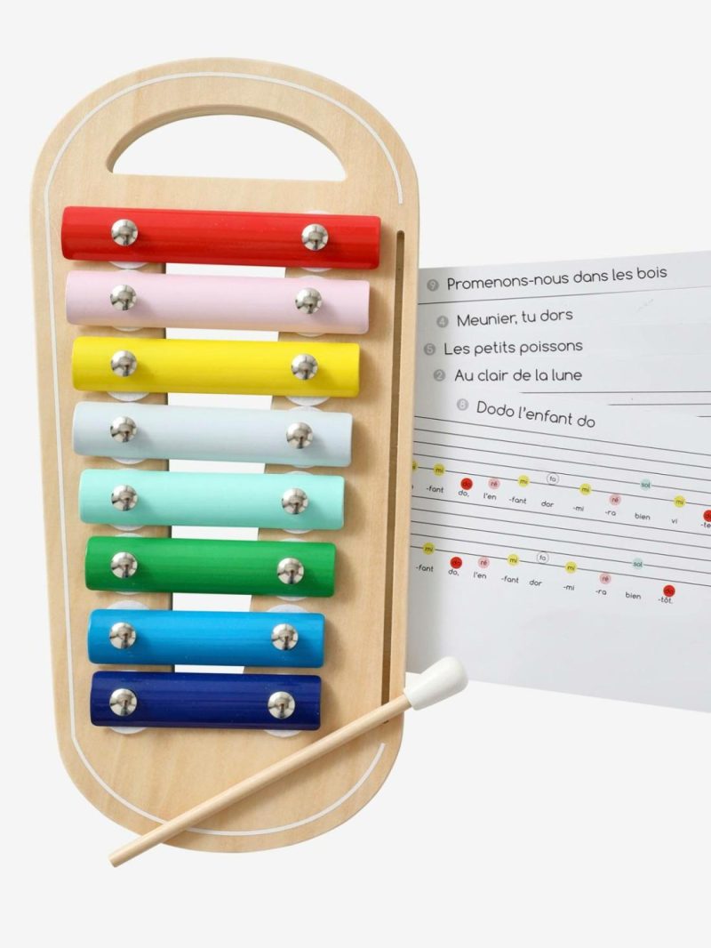 Xylophone With Music Sheets Baby & Pre-School Toys Multi