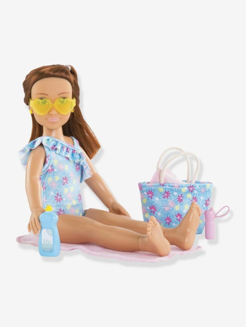 Zoe Beach Set Dolls & Soft Dolls Multicoloured