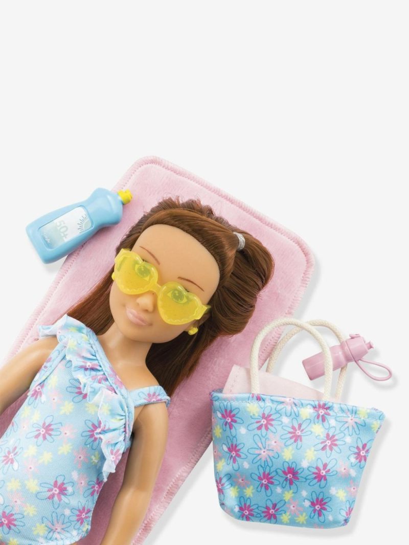 Zoe Beach Set Dolls & Soft Dolls Multicoloured