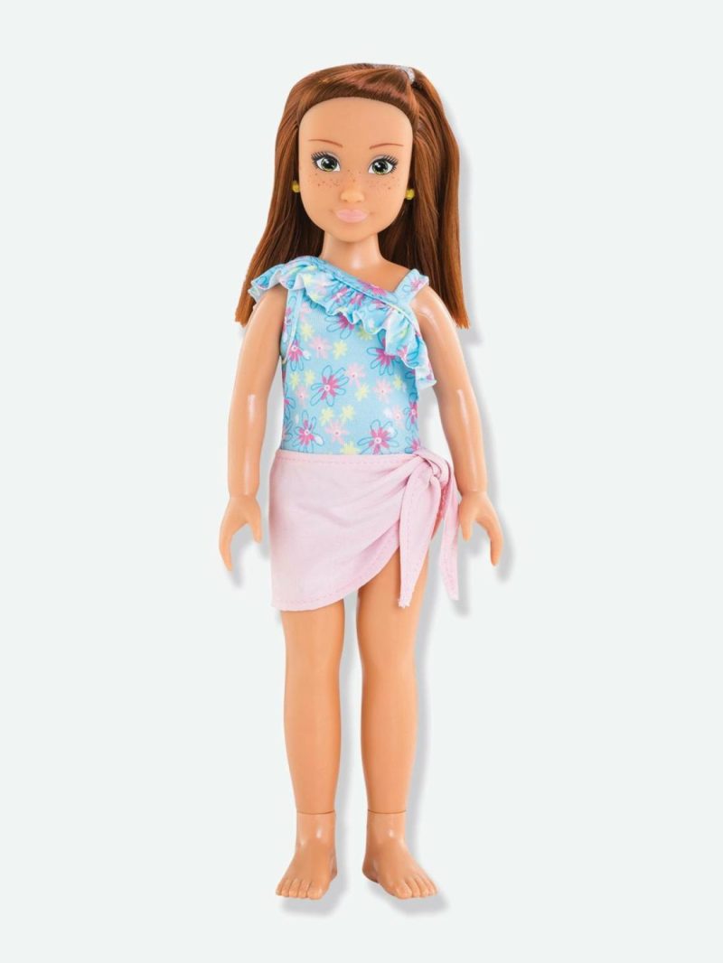 Zoe Beach Set Dolls & Soft Dolls Multicoloured