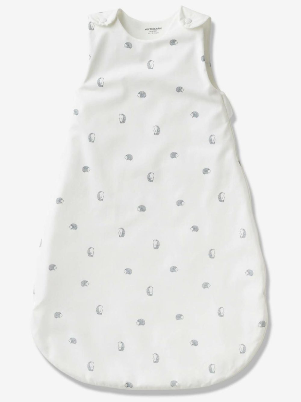 Sleeveless Summer Baby Sleep Bag, Organic Collection, Lovely Nature Baby Bedding White/Print