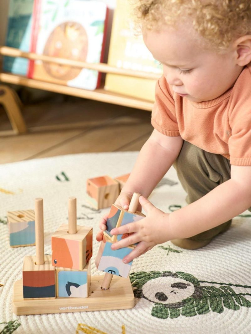 Stacking Cubes Puzzle In Fsc® Wood Educational Games Wood