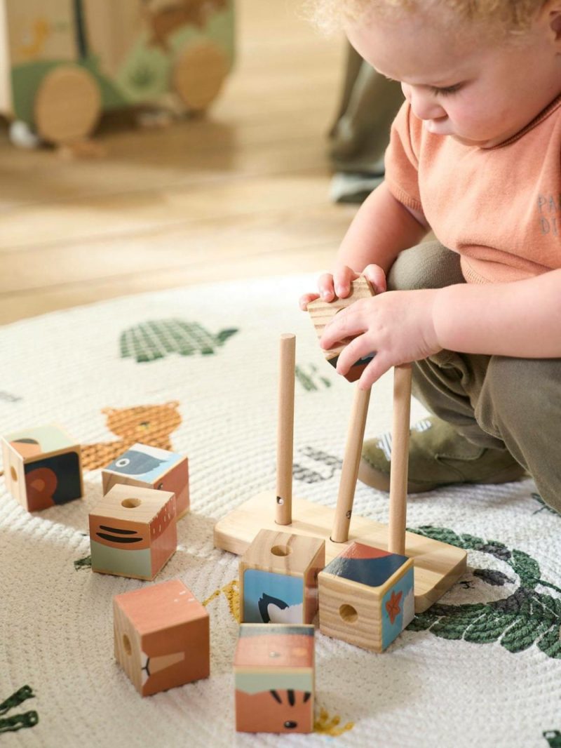 Stacking Cubes Puzzle In Fsc® Wood Educational Games Wood