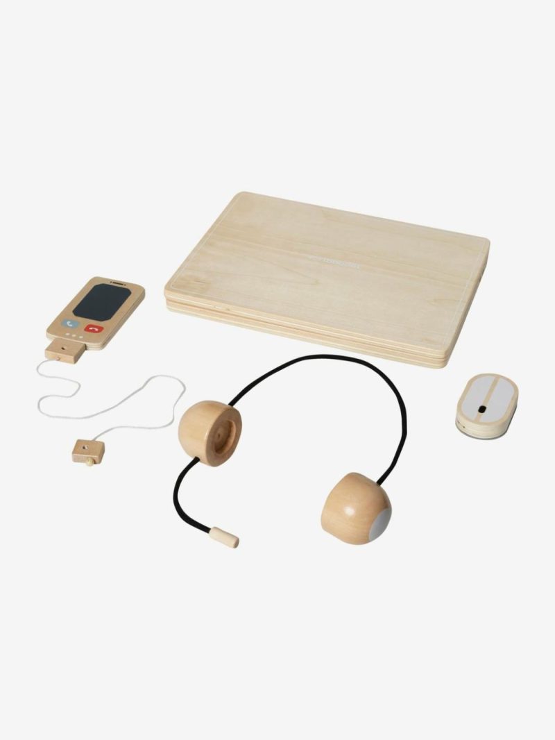 Teleworking Station In Fsc® Wood Role Play Toys Beige